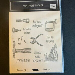 Temu Stamps and Dies Vintage Tools